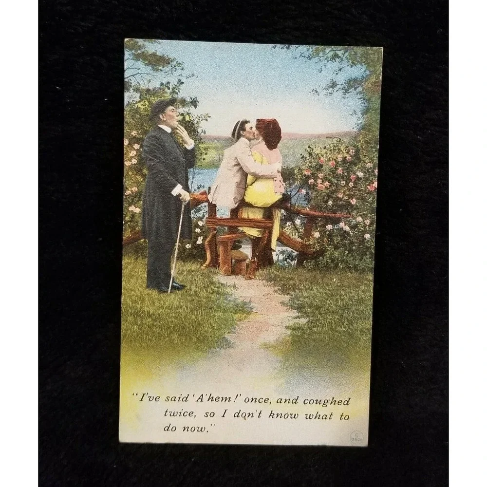 Lot Of 8 Antique Early Bamforth Funny Postcards UNUSED, UNPOSTED‎